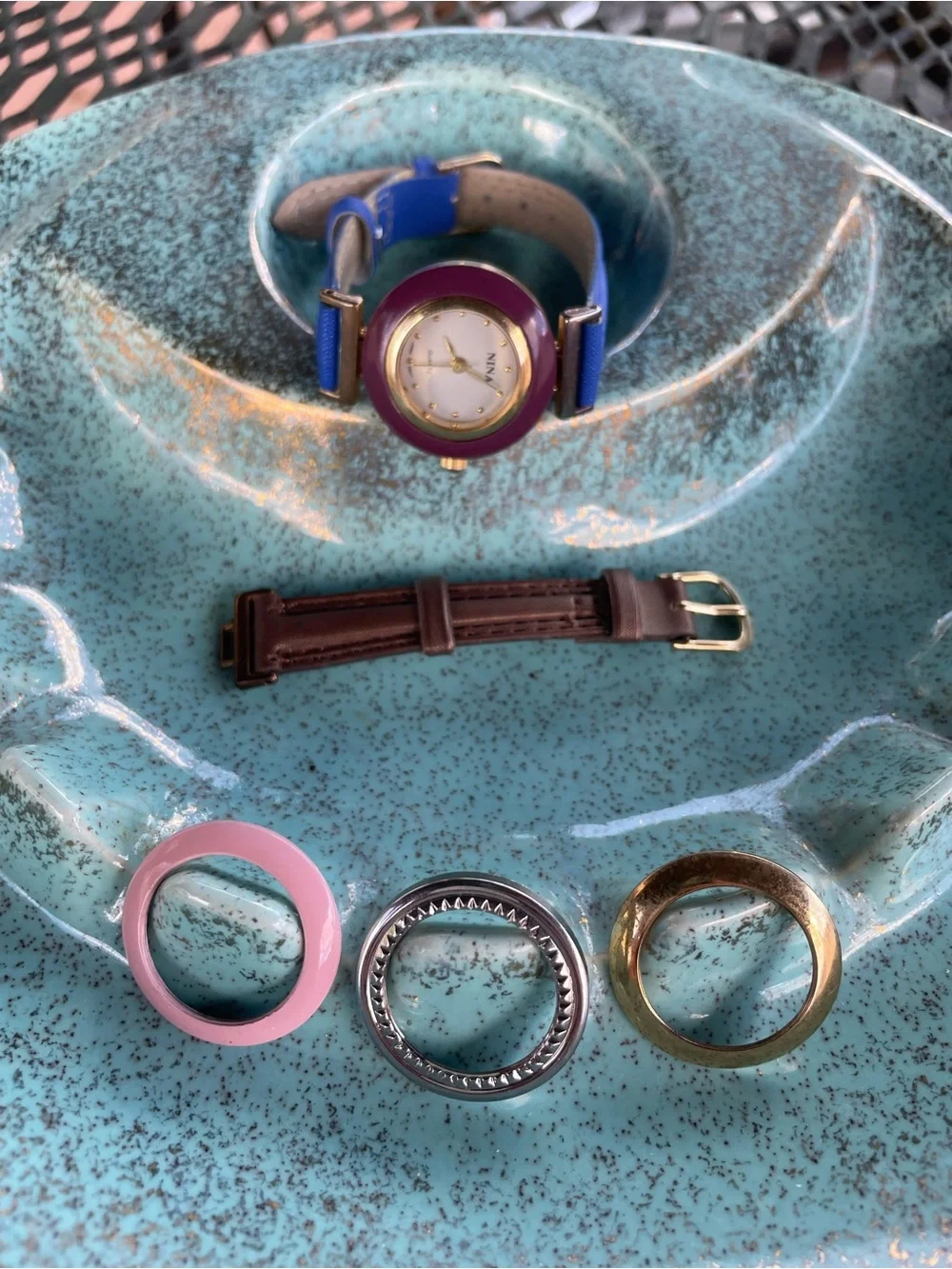 Nina Myers | Quartz Watch & 4 Interchangeable Bezels